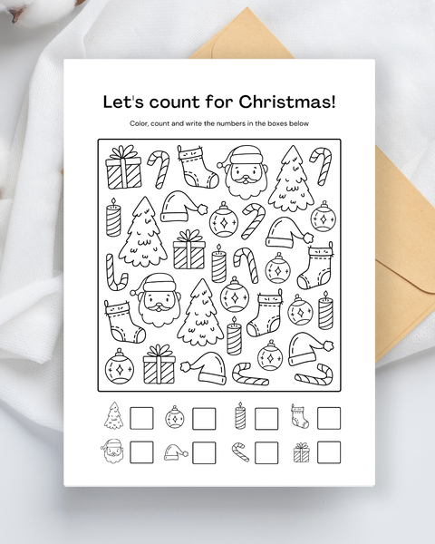 Holiday Activity Pack for Kids (32 sheets)