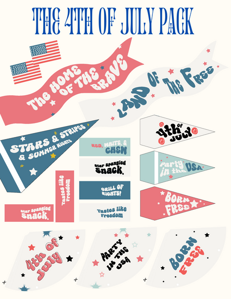 4th of July Party Essentials - Digital Download